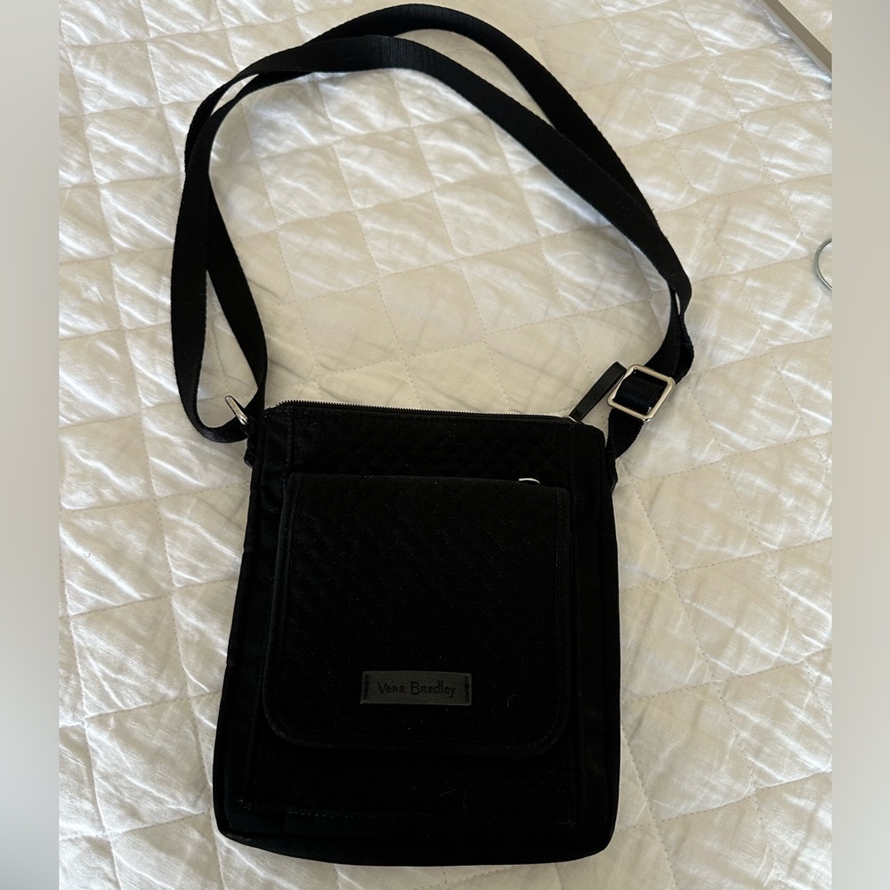 Vera Bradley black crossbody purse
